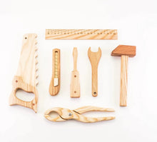 Load image into Gallery viewer, Wooden Tool Kit For Toddlers - littlelightcollective