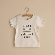 Load image into Gallery viewer, First Edition 2025 Organic Cream Baby Tee