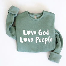 Load image into Gallery viewer, Pre-Order Love God Love People Women’s Sweatshirt