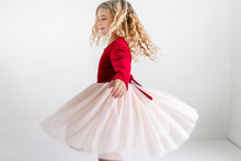 Load image into Gallery viewer, Red Velvet Tulle Dress - littlelightcollective