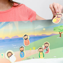 Load image into Gallery viewer, Jesus &amp; the Twelve Apostles - Magnetic Playscene - littlelightcollective