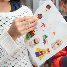 Load image into Gallery viewer, Advent Calendar &amp; Christmas Nativity Scene Reusable Sticker Fun