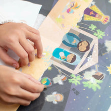 Load image into Gallery viewer, Advent Calendar &amp; Christmas Nativity Scene Reusable Sticker Fun