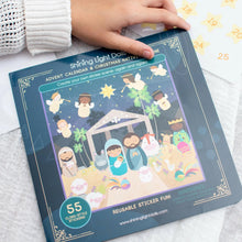 Load image into Gallery viewer, Advent Calendar &amp; Christmas Nativity Scene Reusable Sticker Fun