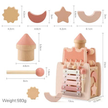 Load image into Gallery viewer, Pre-Order - Seek First His Kingdom - Castle Shape Sorter - littlelightcollective