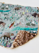 Load image into Gallery viewer, Watercolor Bison Lovey Blanket