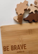 Load image into Gallery viewer, Dino wooden Puzzle - Faith based - littlelightcollective