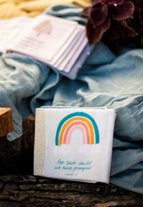 Pre-Order Rainbow Baby Cloth Book For this Child We Have Prayed - littlelightcollective