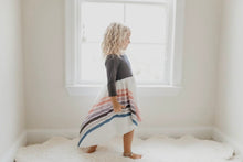 Load image into Gallery viewer, Pre-Order Fall Rainbow Dress - Dusty Purple - littlelightcollective