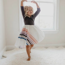 Load image into Gallery viewer, Pre-Order Fall Rainbow Dress - Dusty Purple - littlelightcollective
