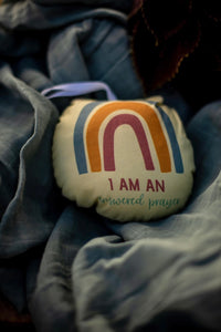 I am an Answered Prayer Rainbow Baby Rattle - littlelightcollective