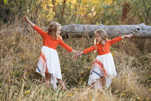 Load image into Gallery viewer, Pre-Order Fall Rainbow Dress - Rust - littlelightcollective