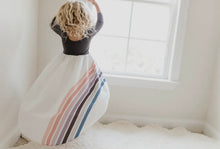 Load image into Gallery viewer, Pre-Order Fall Rainbow Dress - Dusty Purple - littlelightcollective
