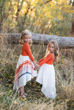 Load image into Gallery viewer, Pre-Order Fall Rainbow Dress - Rust - littlelightcollective