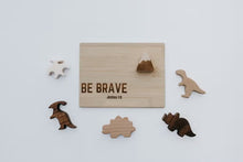 Load image into Gallery viewer, Dino wooden Puzzle - Faith based - littlelightcollective