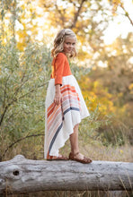 Load image into Gallery viewer, Pre-Order Fall Rainbow Dress - Rust - littlelightcollective