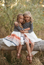 Load image into Gallery viewer, Pre-Order Fall Rainbow Dress - Gray - littlelightcollective