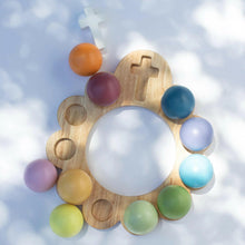 Load image into Gallery viewer, Wooden Decade Rosary Ball Set - littlelightcollective