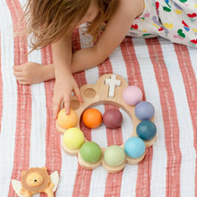 Load image into Gallery viewer, Wooden Decade Rosary Ball Set - littlelightcollective