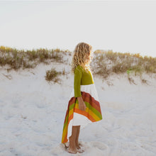 Load image into Gallery viewer, Fall Rainbow Dress - Falling Leaves - littlelightcollective