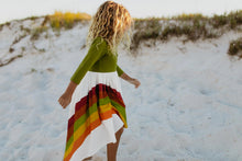 Load image into Gallery viewer, Fall Rainbow Dress - Falling Leaves - littlelightcollective