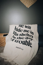Load image into Gallery viewer, Psalm 27 Throw Blanket