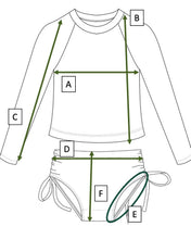 Load image into Gallery viewer, Emily Daisy Long Sleeve Rash Guard Swimsuit - littlelightcollective