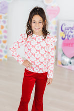 Load image into Gallery viewer, Lovebug L/S Ruffle Tee