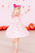 Load image into Gallery viewer, Melt My Heart 3/4 Sleeve Ruffle Twirl Dress