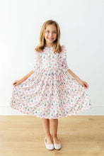 Load image into Gallery viewer, Mila in Paris 3/4 Sleeve Ruffle Twirl Dress