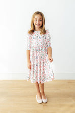 Load image into Gallery viewer, Mila in Paris 3/4 Sleeve Ruffle Twirl Dress