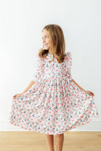 Load image into Gallery viewer, Mila in Paris 3/4 Sleeve Ruffle Twirl Dress