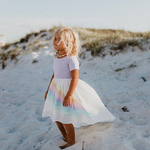 Load image into Gallery viewer, Lavender Rainbow Dress - littlelightcollective