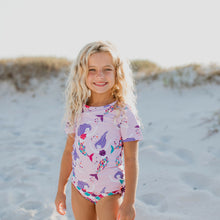 Load image into Gallery viewer, Sophie Mermaid Rash Guard Swimsuit - littlelightcollective