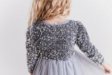 Load image into Gallery viewer, Sequin Silver Dress - littlelightcollective