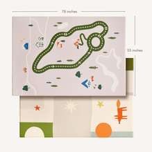 Load image into Gallery viewer, Tiny Land® Double-Sided Baby Playmat Forest Track Wonder - littlelightcollective