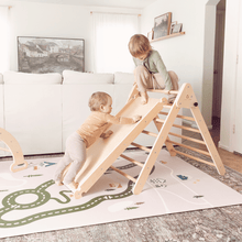 Load image into Gallery viewer, Tiny Land® Double-Sided Baby Playmat Forest Track Wonder - littlelightcollective