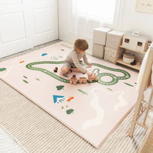 Load image into Gallery viewer, Tiny Land® Double-Sided Baby Playmat Forest Track Wonder - littlelightcollective
