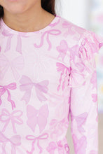 Load image into Gallery viewer, Twinkle Ties L/S Ruffle Tee - littlelightcollective