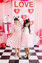 Load image into Gallery viewer, Lovebug 3/4 Sleeve Ruffle Twirl Dress