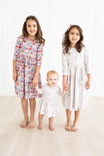 Load image into Gallery viewer, One in a Million 3/4 Sleeve Pocket Twirl Dress