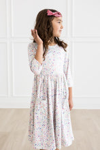 Load image into Gallery viewer, One in a Million 3/4 Sleeve Pocket Twirl Dress