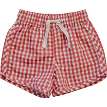 Load image into Gallery viewer, Gingham Swim Shorts