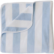 Load image into Gallery viewer, Seaside Stripe Organic Cotton Beach Towel
