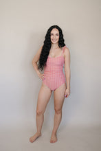 Load image into Gallery viewer, Gingham Women’s One-Piece