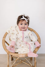 Load image into Gallery viewer, Pink Bunny Ribbed Bamboo Zipper - littlelightcollective