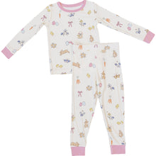 Load image into Gallery viewer, Pink Bunny Ribbed Bamboo Cozy Set - littlelightcollective