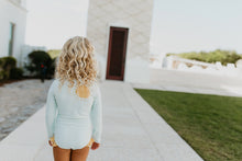 Load image into Gallery viewer, Mia Rainbow Zip Rash Guard Swimsuit - littlelightcollective