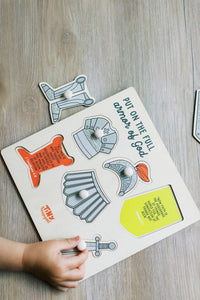 Armor of God Wood Puzzle with Scripture - littlelightcollective