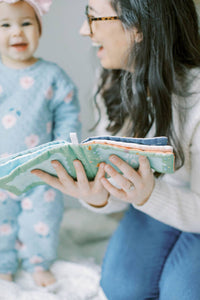 In His Image Fabric Baby Book - littlelightcollective